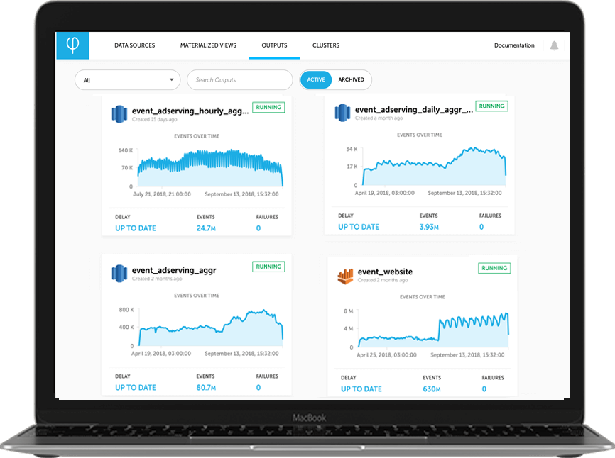 Enable real-time data serving