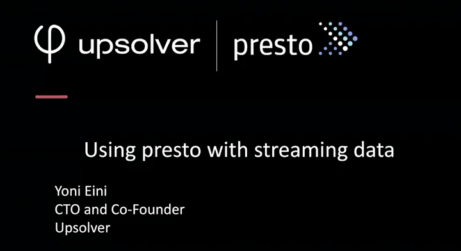 Querying Streaming Data with Apache Presto (Video + Guide)