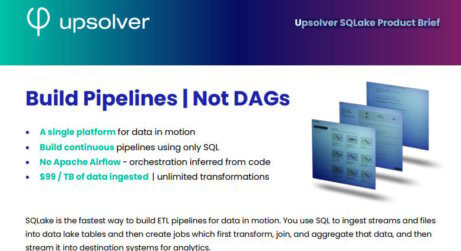 Whitepaper | Upsolver SQLake Product Brief