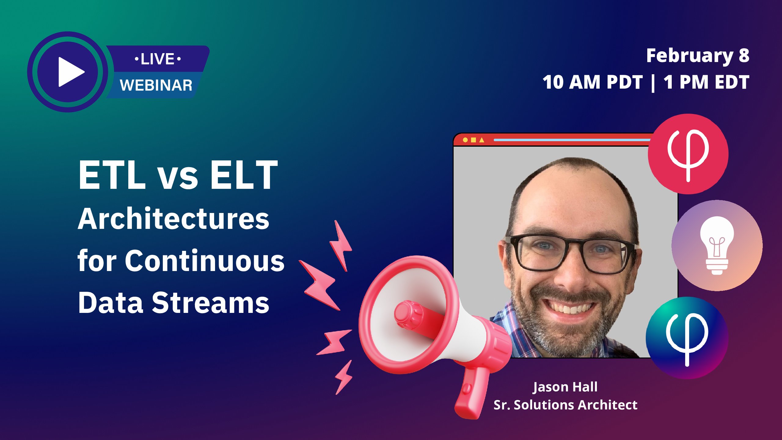 Webinar | ETL vs ELT Architectures for Continuous Data Streams