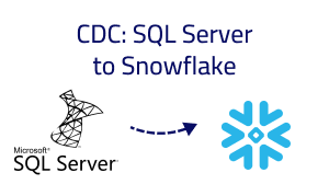 CDC Replication from SQL Server into Snowflake | 3 Modern Techniques