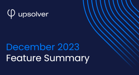 Upsolver December 2023 Feature Summary