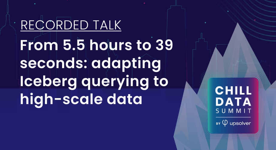 From 5.5 hours to 39 seconds